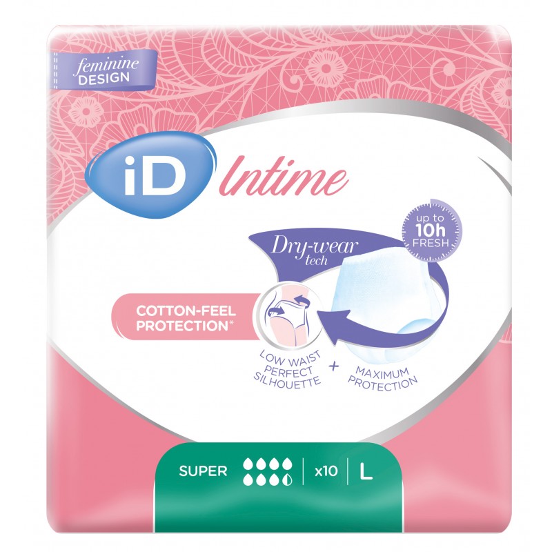 Protection urinaire femme - Ontex ID Intime L Super iD Intime - 1