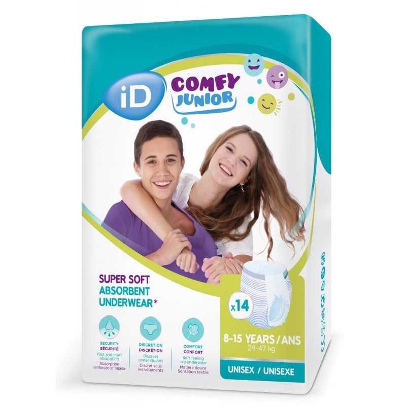 Couche de nuit et slip absorbant pour enfant - Incontinence et énurésie