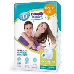 Slip absorbant / Pants enfant - Ontex ID Comfy Junior 8 - 15 ans - Pack économique Ontex ID Comfy Junior - 1