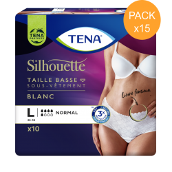 Protection urinaire femme - TENA Silhouette Normal - Large - Pack Economique Tena Silhouette - 1