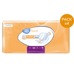 Protection urinaire anatomique - Ontex ID Expert Form Maxi - Pack de 4 sachets Ontex ID Expert Form - 1