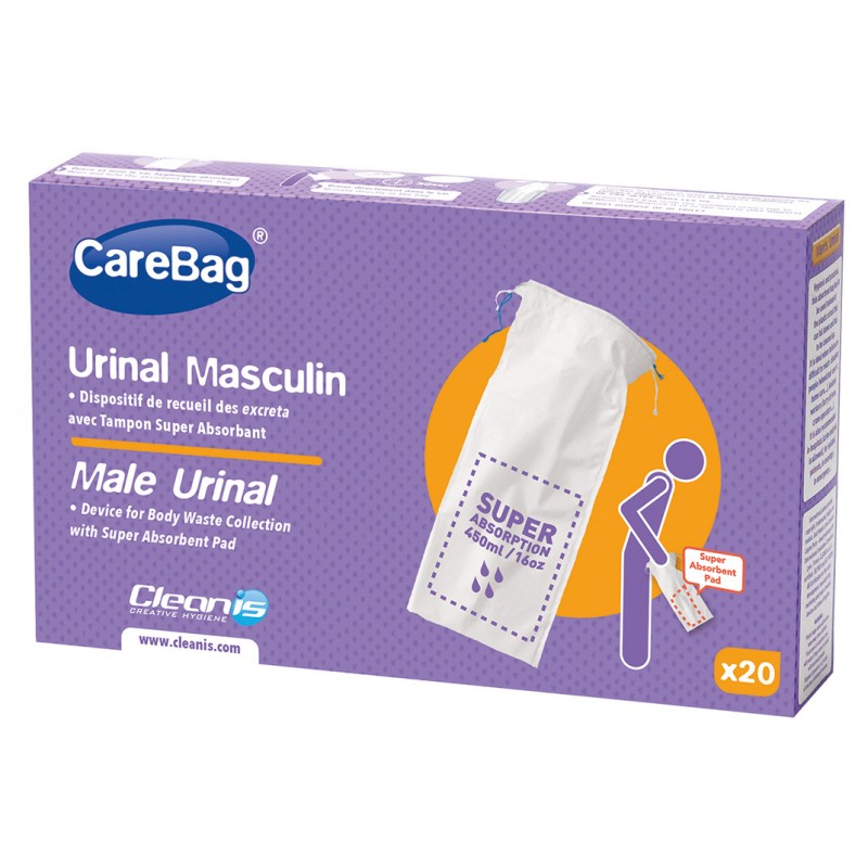 Sac Urinal masculin Care Bag - 1 Sac Urinal masculin Care Bag - 1