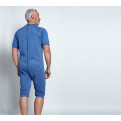 Pyjama grenouillère manches et jambes courtes interlock imprimé - Benefactor Benefactor - 3