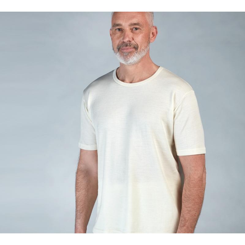 Tee-shirt manches courtes mixte en laine Mérinos - Benefactor Benefactor - 1