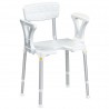 Chaise de douche Capri Plus + accoudoirs