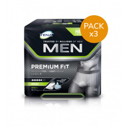 Protection urinaire homme - TENA Men Premium Fit - Large - Pack de 3 sachets Tena Men - 1