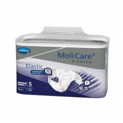 E Couches adulte - MoliCare Premium Elastic S - 9 gouttes  - 1