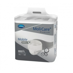 Slip Absorbant / Pants - Molicare Mobile - L - 10 gouttes - Pack de 6 sachets Hartmann MoliCare Premium Mobile - 2