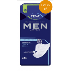 Protection urinaire homme - TENA Men Niveau 1 - Pack de 3 sachets Tena Men - 5