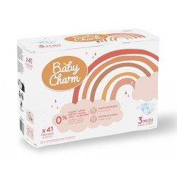 Couches Baby Charm Super Dry Flex Midi 4-9kg Baby Charm - 1