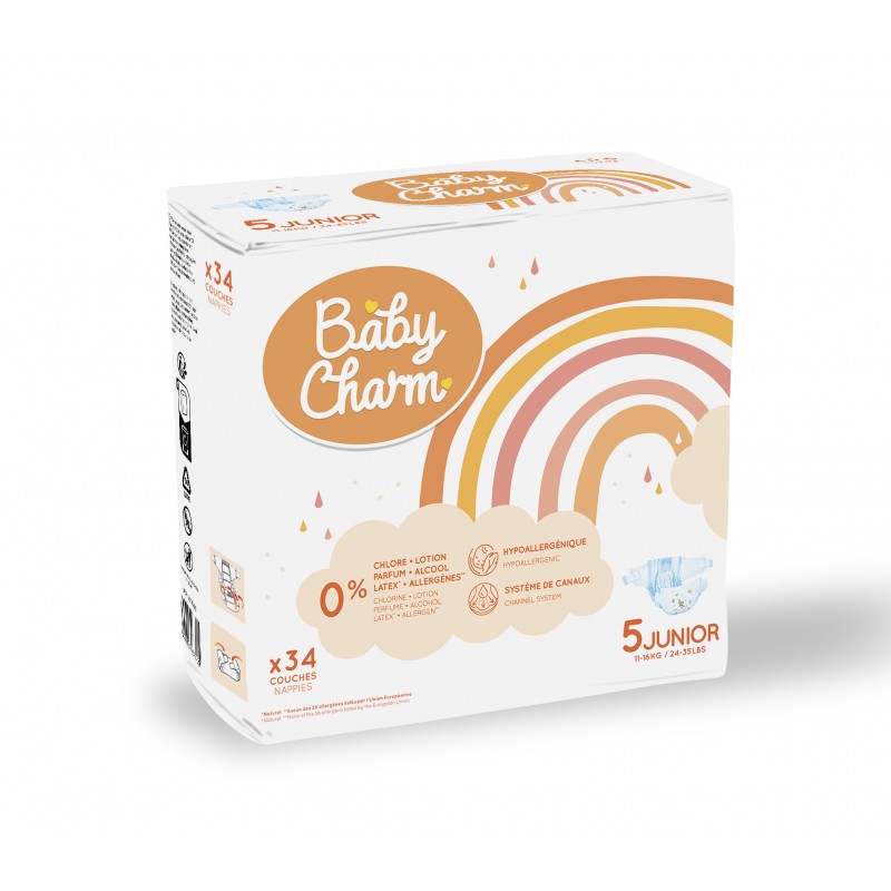 Baby Charm Couches Super Dry Flex Junior 1116kg