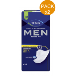 Protection urinaire homme - TENA Men Niveau 2 - Pack de 2 sachets Tena Men - 1