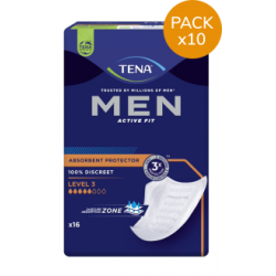 Protection urinaire homme - TENA Men Niveau 3 - Pack de 10 sachets Tena Men - 1