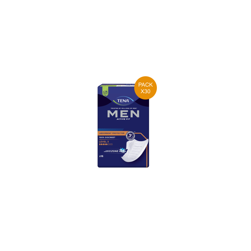 Protection urinaire homme - TENA Men Niveau 3 - Pack Economique Tena Men - 1