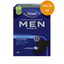 Protection urinaire homme - TENA Men Extra Light - Pack de 4 sachets Tena Men - 1