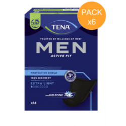 Protection urinaire homme - TENA Men Extra Light - Pack de 6 sachets Tena Men - 1