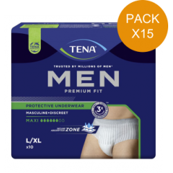 Protection urinaire homme - TENA Men Premium Fit - Large - Pack Economique Tena Men - 1