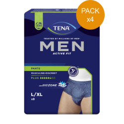 Protection urinaire homme - TENA Men Active Fit - L - Pack de 4 sachets Tena Men - 1