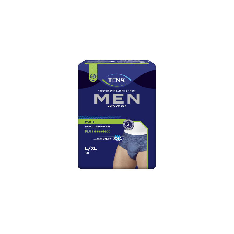 Protection urinaire homme -TENA Men Active Fit - L Tena Men - 1 Protection urinaire homme -TENA Men Active Fit - L Tena Men - 1