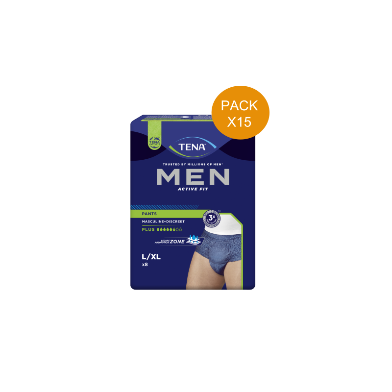 Protection urinaire homme -TENA Men Active Fit - L - Pack Economique Tena Men - 1