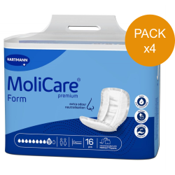 copy of Protection urinaire anatomique - Hartmann Molicare Premium Form Maxi - 9 gouttes - Pack de 4 sachets Hartmann MoliCare P