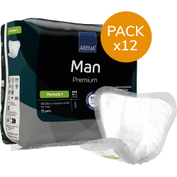Protection urinaire homme - Abri-Man Premium Formula 1 - Pack de 12 sachets Abena Abri Man - 1