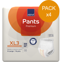 Slip Absorbant / Pants - Abena-Frantex - Abri-Flex Premium XL3 - Pack de 4 sachets Abena Abri Flex - 1