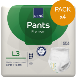 Slip Absorbant / Pants - Abena pants L N°3 - Pack de 4 sachets Abena Abri Flex - 1