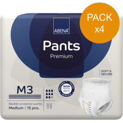 Slip Absorbant / Pants - Abena Pants M N°3 - Pack de 4 sachets Abena Abri Flex - 1