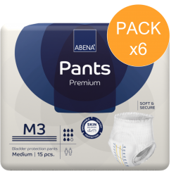 Slip Absorbant / Pants - Abena Pants M N°3 - Pack de 6 sachets Abena Abri Flex - 1