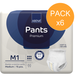 Slip Absorbant / Pants - Abri-Flex - M - N°1 - Pack de 6 sachets Abena Abri Flex - 1