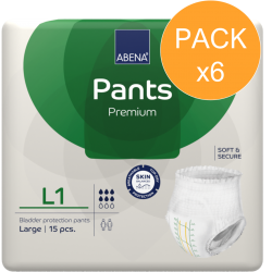 Slip Absorbant / Pants - Abri-Flex - L - N°1 - Pack de 6 sachets Abena Abri Flex - 4