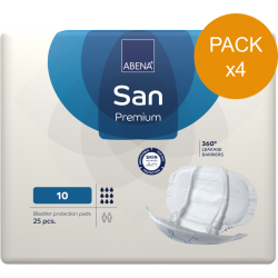 Protection urinaire anatomique - Abena-Frantex Abri-San Premium N°10 -  Pack de 4 sachets Abena Abri San - 1