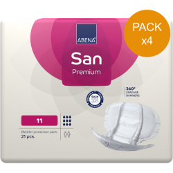 Protection urinaire anatomique - Abena-Frantex Abena San Premium N°11 - Pack de 4 sachets Abena Abri San - 1
