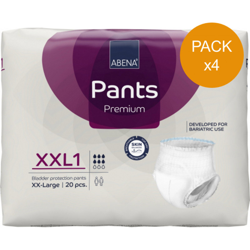 Slip Absorbant / Pants - Abena Pants XXL N°1 - Pack de 4 sachets Abena Abri Flex - 1