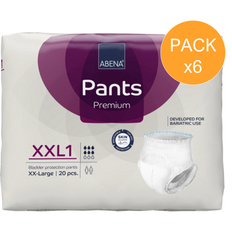 Slip Absorbant / Pants - Abri-Flex XXL N°1 - Pack economique Abena Abri Flex - 4 Slip Absorbant / Pants - Abri-Flex XXL N°1 - Pack economique Abena Abri Flex - 4