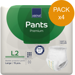 Slip Absorbant / Pants - Abri-Flex - L - N°2 - Pack de 4 sachets Abena Abri Flex - 1