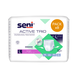 Seni Active Trio L - Slip absorbant / Pants - Pack de 8 sachets Seni Active - 2