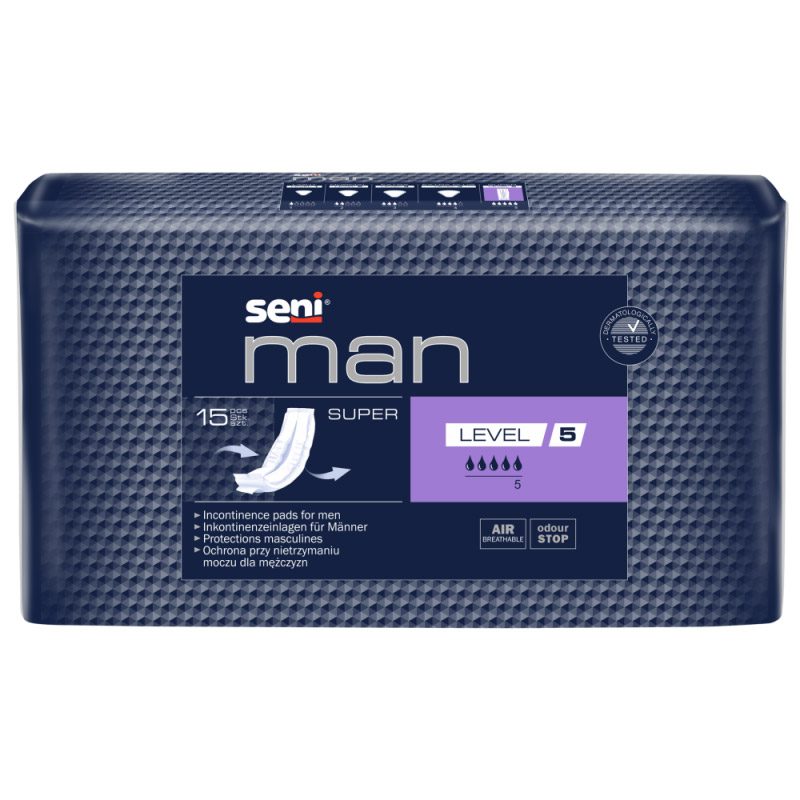 Seni Man Super Level 5 - Protection urinaire homme Seni Man - 1