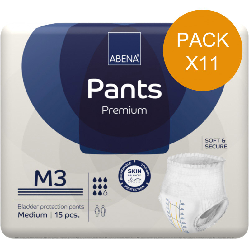 Slip Absorbant / Pants Abena Pants M N°3 - Pack economique Abena Abri Flex - 1