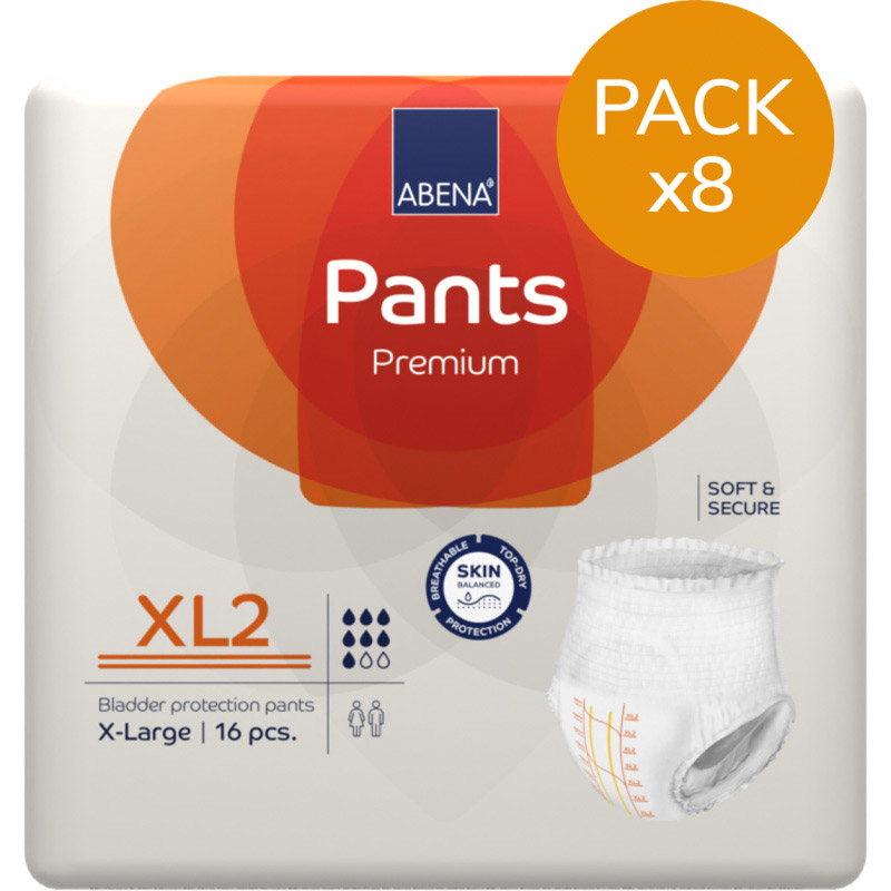 Slip Absorbant / Pants - Abri-Flex XL N°2 - Pack economique Abena Abri Flex - 4