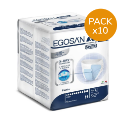 Egosan Pants L X-Dry - Pack de 10 sachets - Slip absorbant Egosan Pants - 1