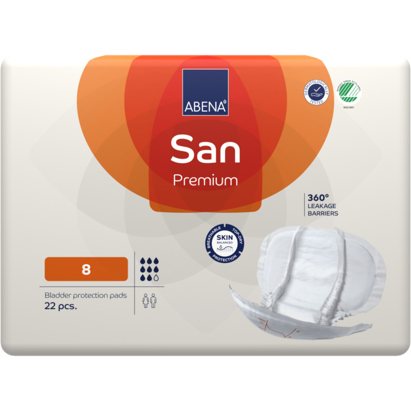 Abena San Premium N°8 - Protection urinaire anatomique Abena Abri San - 1