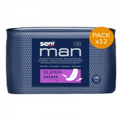 Protection urinaire homme - Seni man super - Pack de 6 sachets Seni - 1