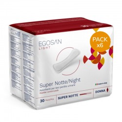 Protection urinaire femme - Egosan Lady Super Night - Pack de 6 sachets Egosan Lady - 1