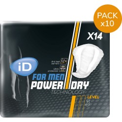 Protection urinaire homme - Ontex-ID For Men Level 3 - Pack de 10 sachets Ontex ID For Men - 1