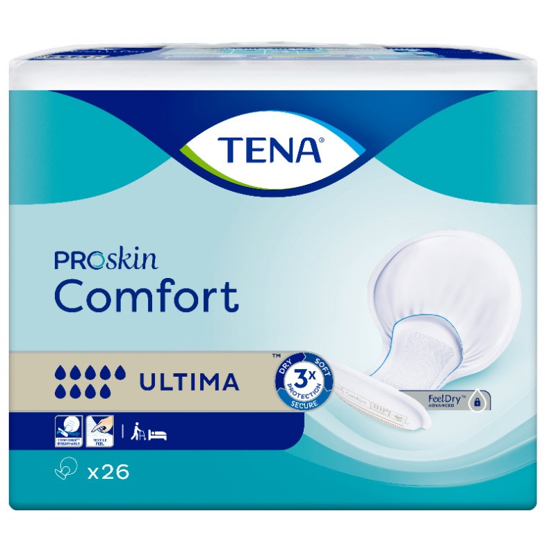 Protection urinaire anatomique - TENA Comfort ProSkin Ultima Tena Comfort - 1 Protection urinaire anatomique - TENA Comfort ProSkin Ultima Tena Comfort - 1