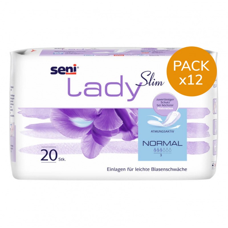 copy of Protection urinaire femme - Seni Lady Slim normal - Pack de 12 sachets Seni - 1