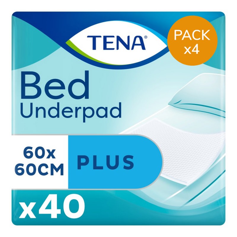 Alèses - TENA Bed Plus - 60x60 - Pack Economique Tena Bed - 1 Alèses - TENA Bed Plus - 60x60 - Pack Economique Tena Bed - 1