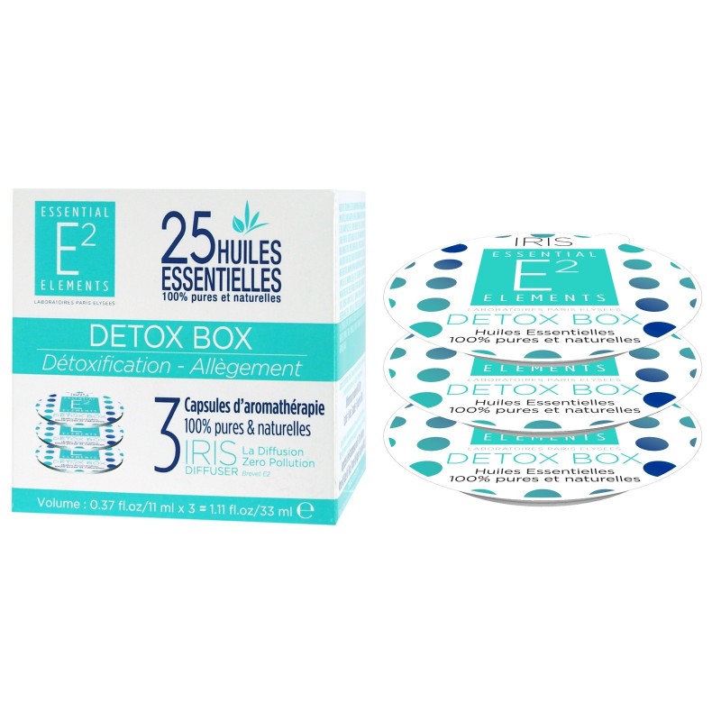Capsules AROMA BOX DETOX de E2 Essentiel Elements